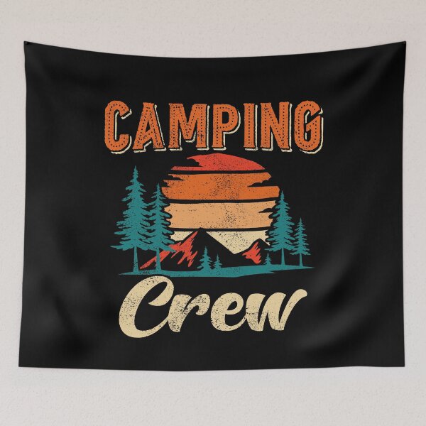 Item preview, Camping Crew Funny Family Matching Camping Lovers Hiking Traveler Camping Gift designed and sold by Md. Manjur Ahamed.