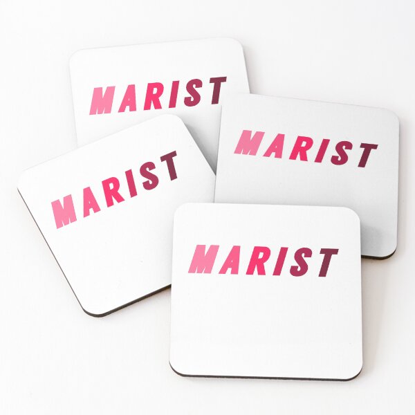 Item preview, Marist Pink Red Gradient Block Letter Logo designed and sold by katiemarielle.