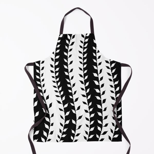 Item preview, Black and white leaves pattern designed and sold by kkanchan.