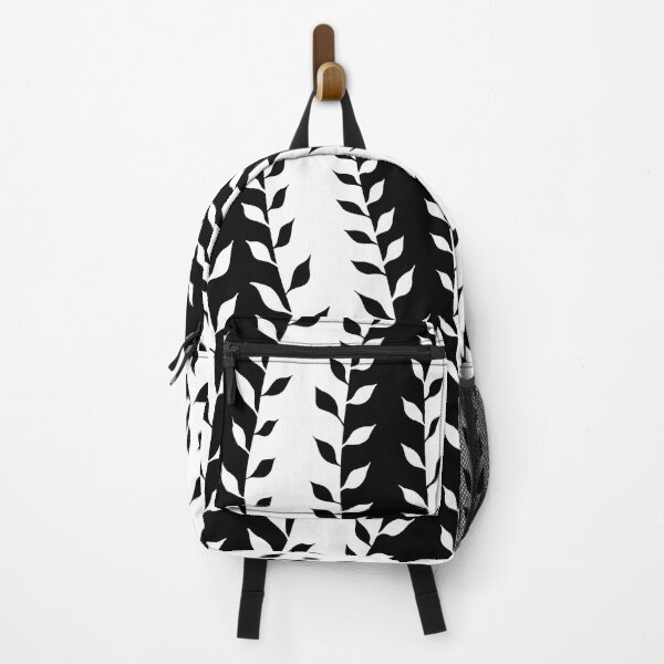 Item preview, Black and white leaves pattern designed and sold by kkanchan.