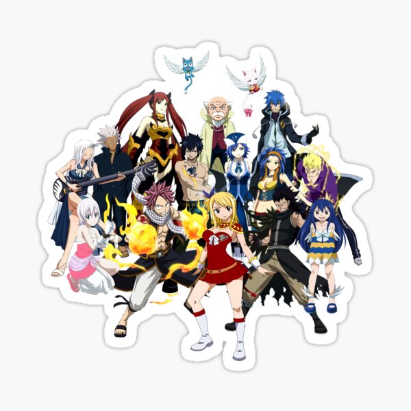 Fairy Tail Guild Stickers Redbubble