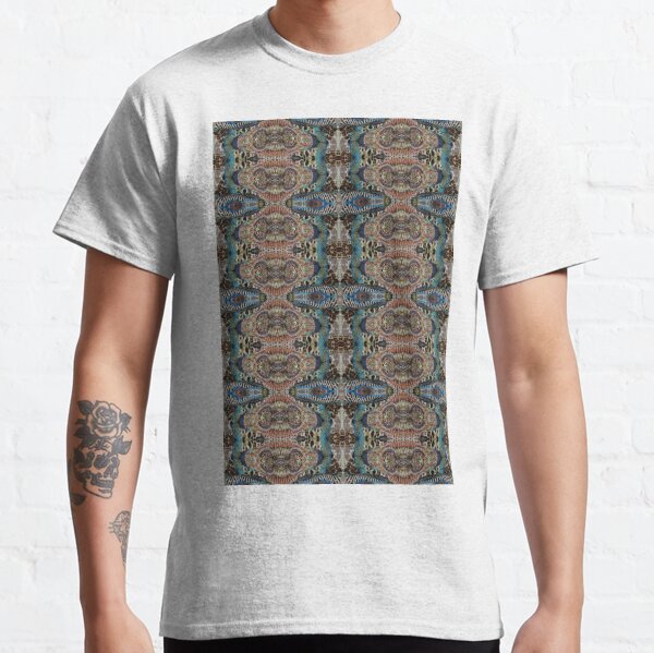 #art #decoration #pattern #ornate design antique mosaic abstract castle Classic T-Shirt