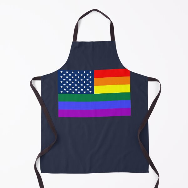 Item preview, USA Rainbow Flag designed and sold by SimplyPride.