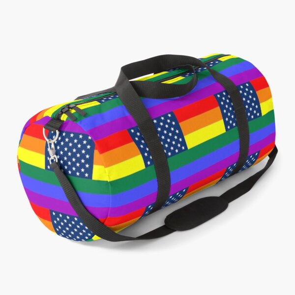 Item preview, USA Rainbow Flag designed and sold by SimplyPride.
