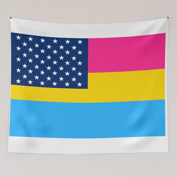 Item preview, USA Pan Flag designed and sold by SimplyPride.