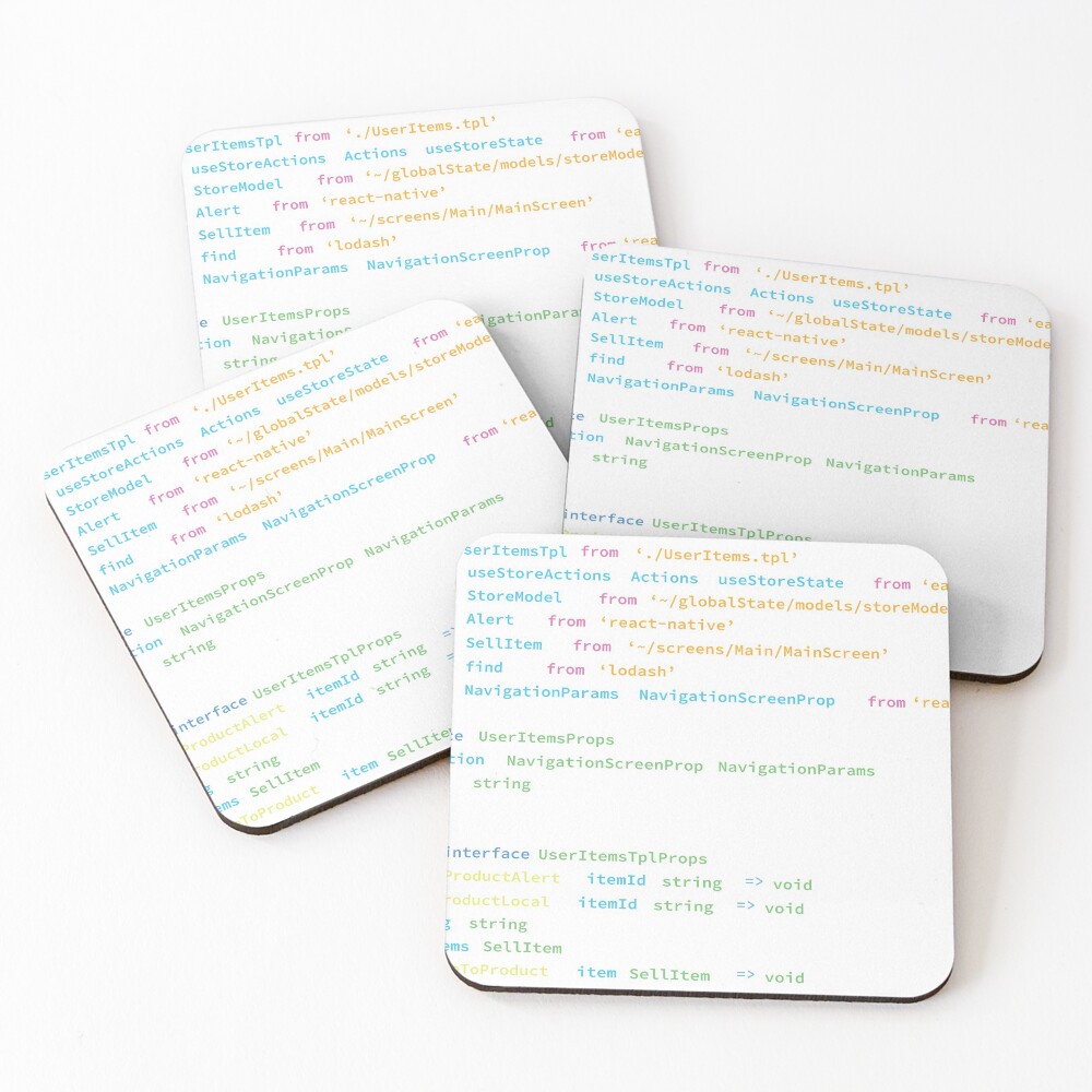 Item preview, Coasters (Set of 4) designed and sold by CarolinasDsgns.