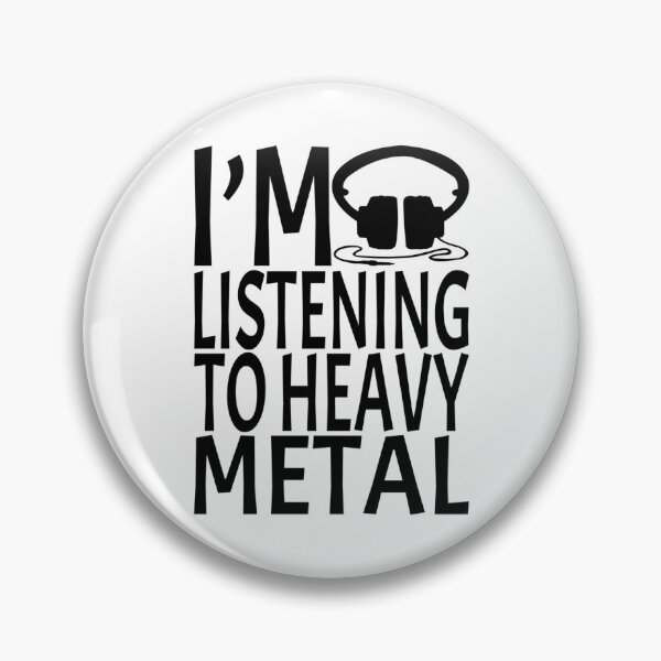 Item preview, Listening To Heavy Metal designed and sold by DanTheNavyMan.