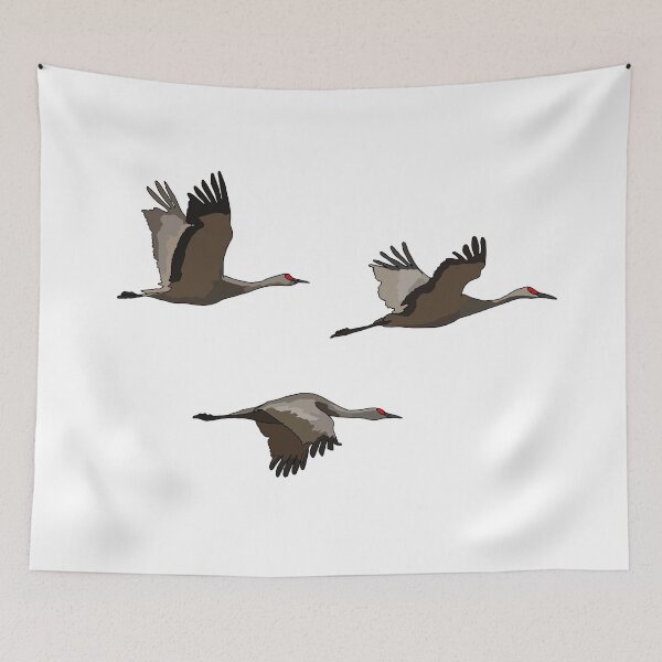 Item preview, Flying Sandhill Cranes designed and sold by stephaniepeters.
