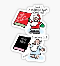God & Santa Children's Books Sticker
