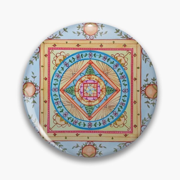 Item preview, Watercolor Mandala: Summer Waves designed and sold by Delphine HIBOU.