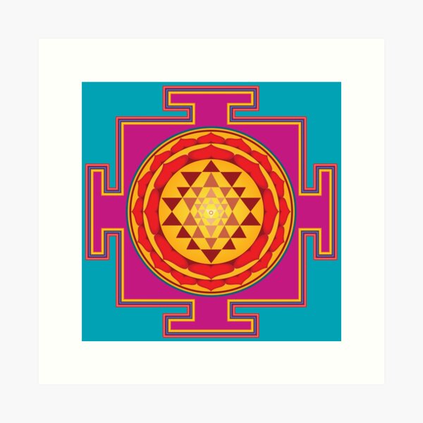 Item preview, Sri Yantra Magenta designed and sold by Milan Sensiart.