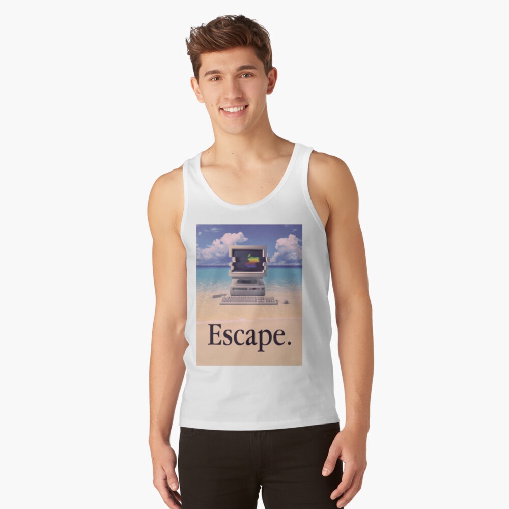 Vaporwave Macintosh Tank Top