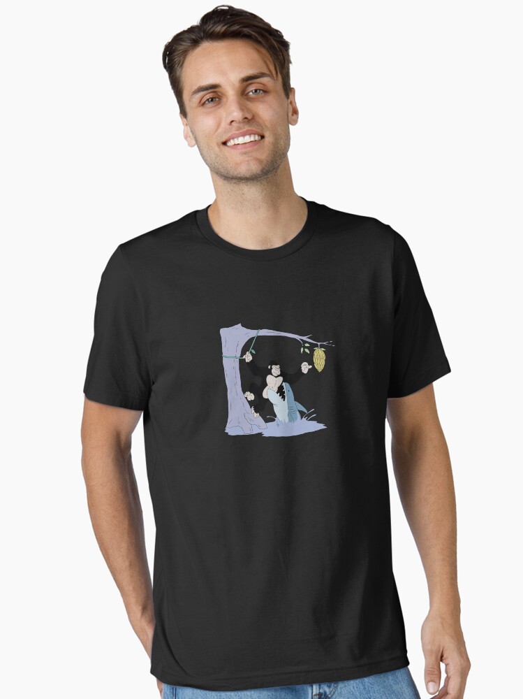 Men's Women's T Shirt Tee Smile Gorilla Men's Women's T Shirt Tee Smile Gorilla