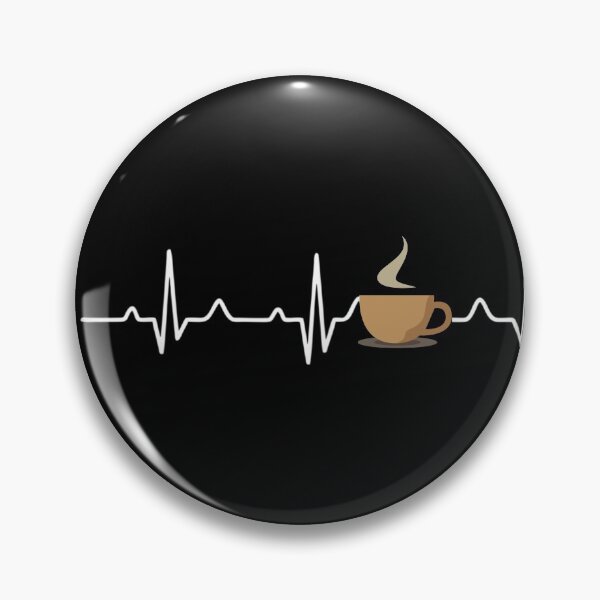 Item preview, Coffee Heartbeat - Coffee Is Life - coffee lover coffee junkie designed and sold by RanirO.