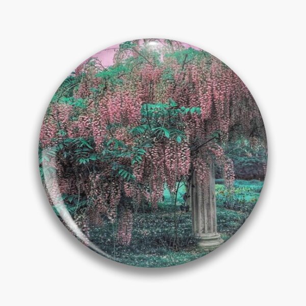 Item preview, beautiful pink tree near green nature and a pink sunset designed and sold by Mariocii.