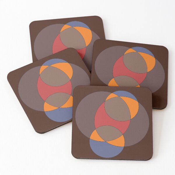 Item preview, Geometrical circles with multicolours designed and sold by kkanchan.