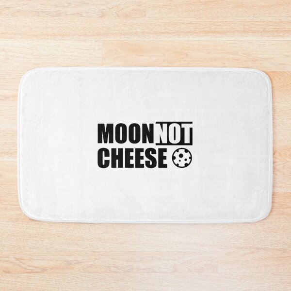 Item preview, Moon Not Cheese White designed and sold by Tobias Langner.