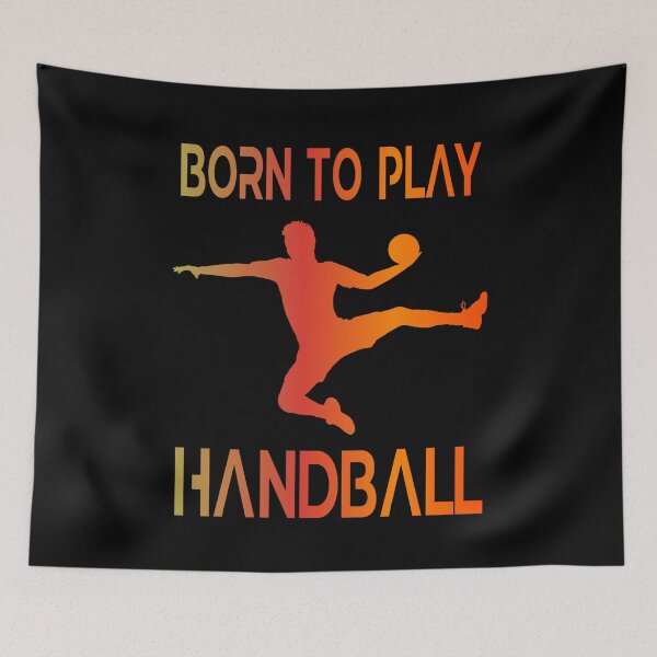 Item preview, Handball Player Circle Runner Back room designed and sold by besTmanuFacture.