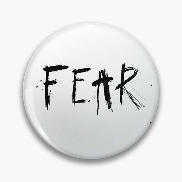 Item preview, Hand Written Fear Conceptual Scary Mad Word Text designed and sold by WearWolfDesigns.