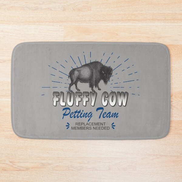 Item preview, Fluffy Cow Petting team - Funny American Bison Buffalo designed and sold by NoBonesLife.