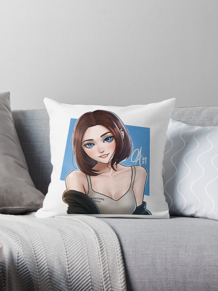 Samsung virtual assistant Sam fanart Art Board Print for Sale by Oyenpaws