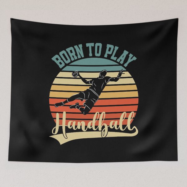 Item preview, Handball Player Circle Runner Back room designed and sold by besTmanuFacture.