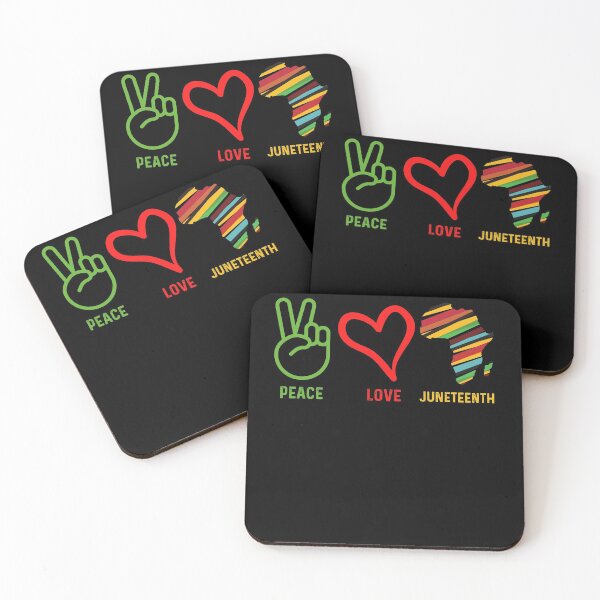 Item preview, Peace Love Juneteenth, Independence Day designed and sold by Echo Dusk.