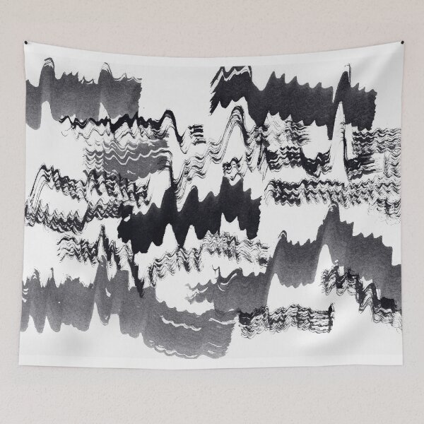 Item preview, ink explorations (077) - abstract black india ink painting designed and sold by expl-rations.