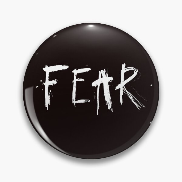 Item preview, Hand Written Fear Conceptual Scary Mad Word Text designed and sold by WearWolfDesigns.