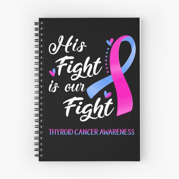 Item preview, His Fight Is Our Fight Thyroid Cancer Awareness designed and sold by hvoid41.