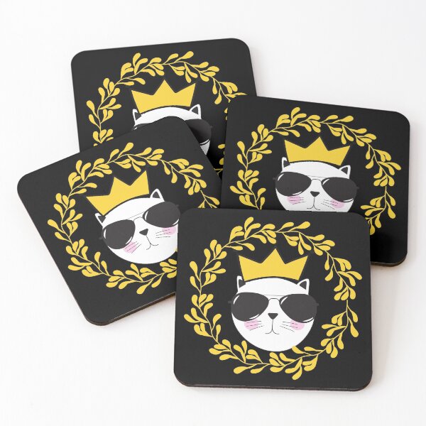 Item preview, Cat Wearing Sunglasses in a Crown Classic T-Shirt designed and sold by Martimad.
