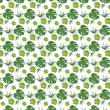 Artwork thumbnail, Houseplant Pattern by JillianFSDesign