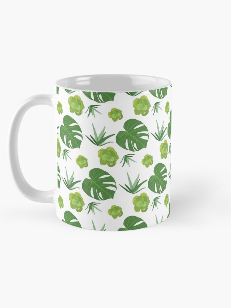 Thumbnail 5 of 6, Coffee Mug, Houseplant Pattern designed and sold by JillianFSDesign.