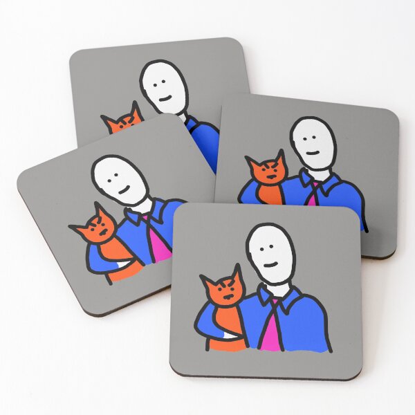 Item preview, Jeff Bezos and his Cat designed and sold by ptaradactyl.