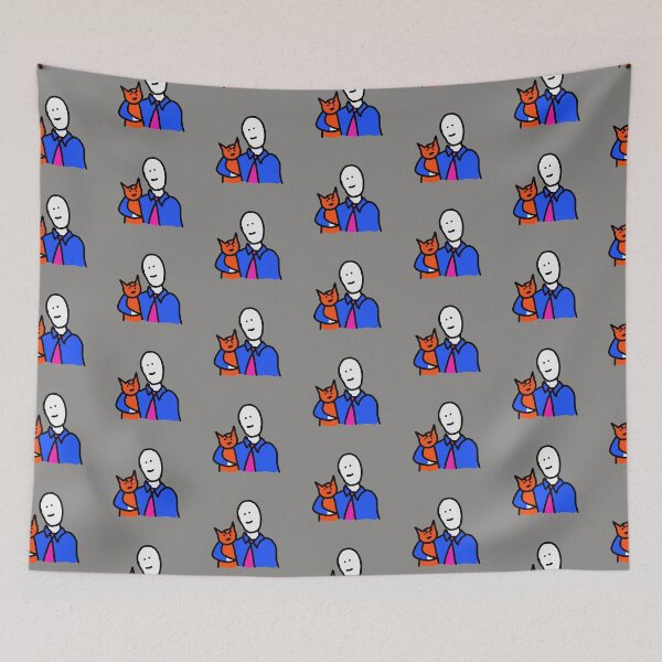 Item preview, Jeff Bezos and his Cat designed and sold by ptaradactyl.