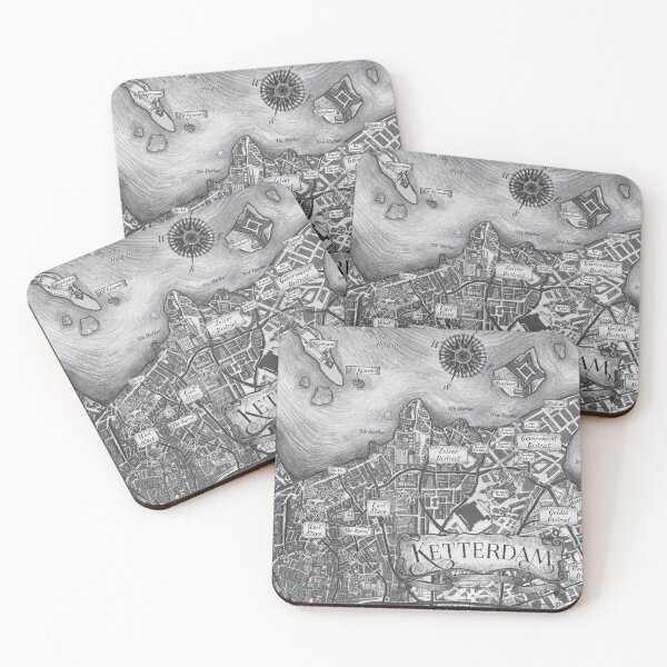 Item preview, Ketterdam (Grayscale) designed and sold by lookinpretty.