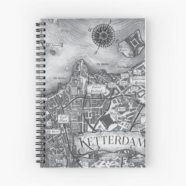 Item preview, Ketterdam (Grayscale) designed and sold by lookinpretty.