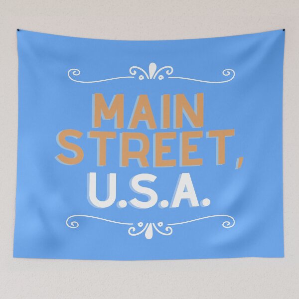 Item preview, "Main Street, EE. UU." designed and sold by Pixie Dust Dreamer.