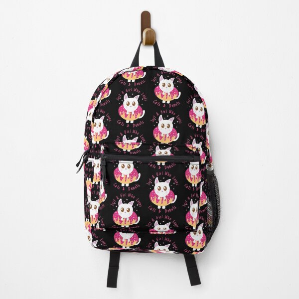 Item preview, Just A Girl Who Loves Cats And Donuts Aesthetic Kawaii Cute Cat designed and sold by alyedel.