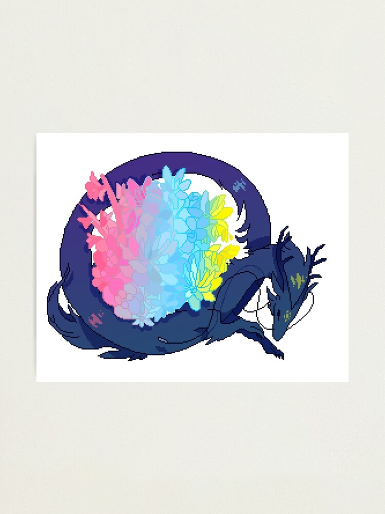 Genderflux Flag Lgbt Pride Dragon Requested Photographic Print For