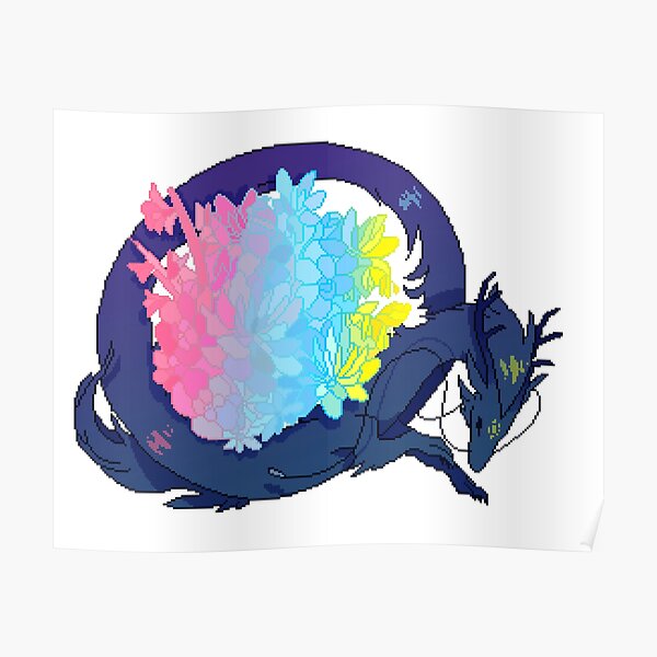 Genderflux Flag Lgbt Pride Dragon Requested Poster By