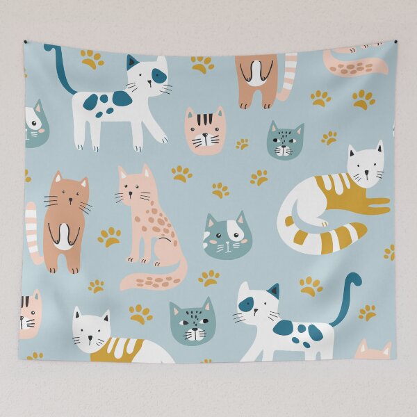 Item preview, Happy cute cats designed and sold by zeke2usher.