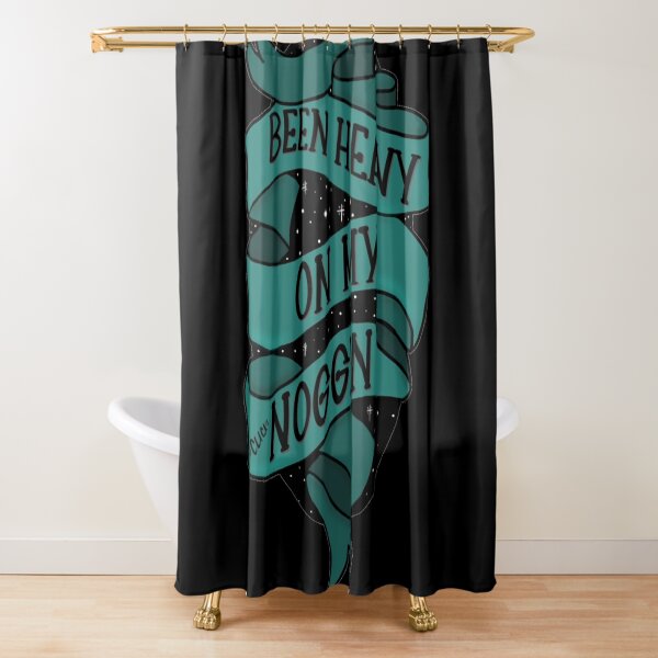 Been heavy on my noggin - bailey sarian suspish Shower Curtain