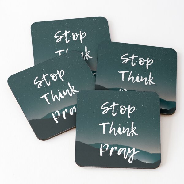 Item preview, Celestial Mountain View | Stop, Think, & Pray designed and sold by AdoptKM.