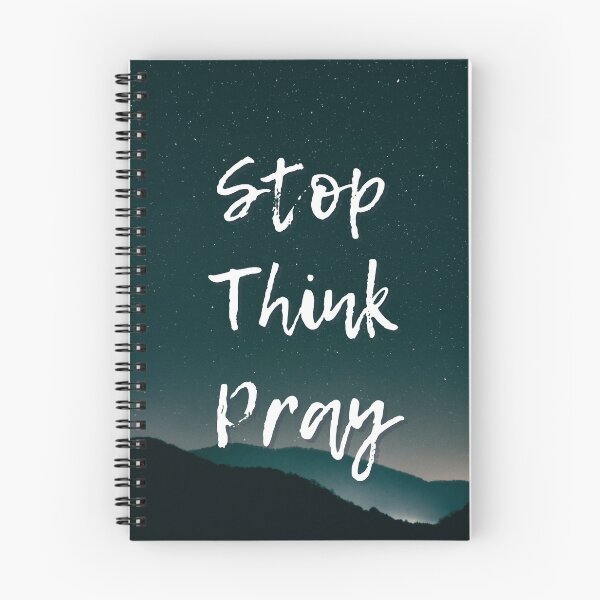 Item preview, Celestial Mountain View | Stop, Think, & Pray designed and sold by AdoptKM.