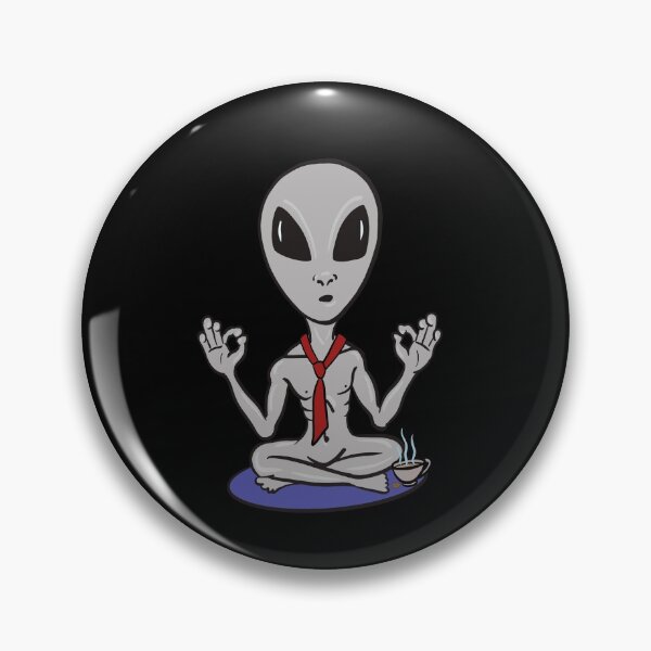 Item preview, Meditating Alien designed and sold by Emma Martinez.
