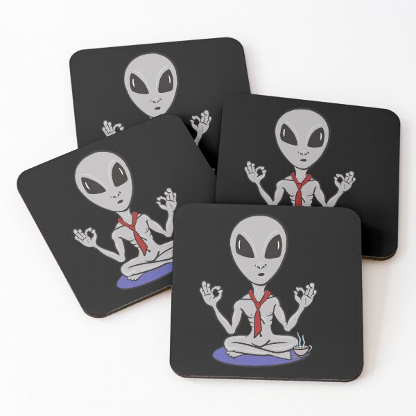 Item preview, Meditating Alien designed and sold by Emma Martinez.