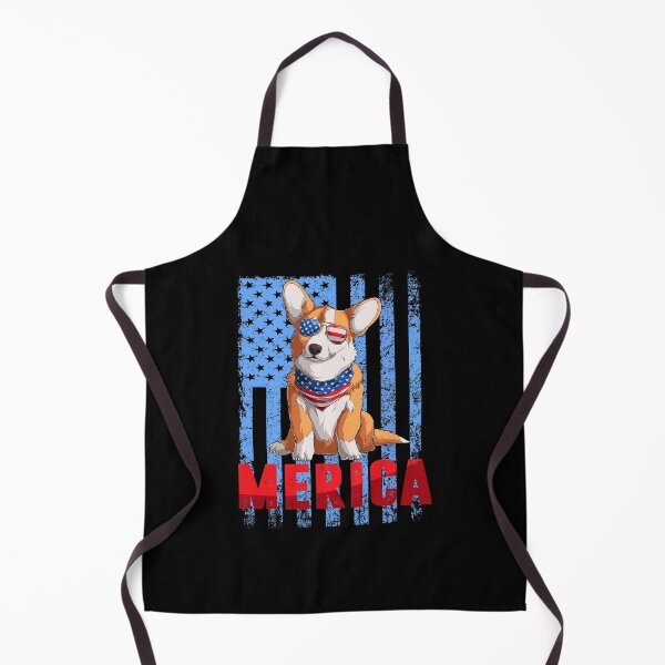 Item preview, corgi 4th of July Shirts Merica Men Women USA Flag designed and sold by hadlamcom.