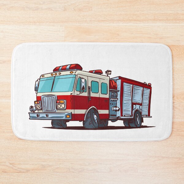 Item preview, Cartoon Fire Truck designed and sold by trucksamuck.