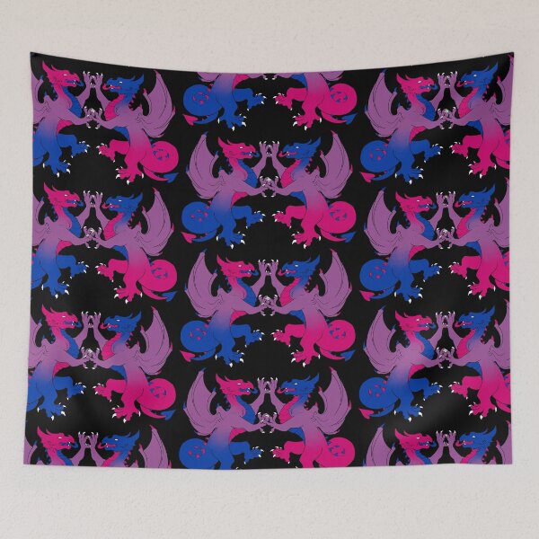 Item preview, Bisexual Dragon Pride Heraldry designed and sold by Seth Statham.